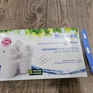 New Norwex Water Filter For Filtration System Refill 1 Filter Out Of Box
